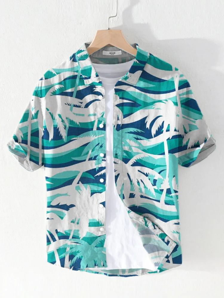 Kemeja Pria Casual Slim Fit Katun Premium